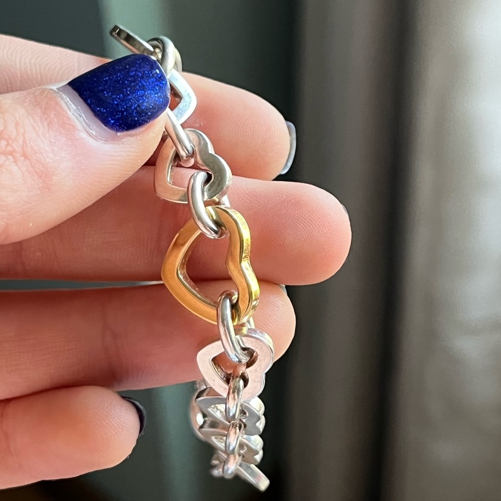 Gold Heart Bracelet